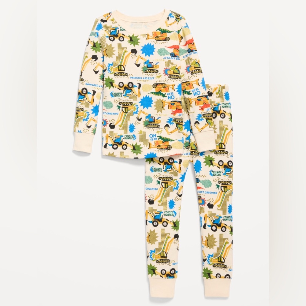 🆕 2PC Set Old Navy Kids Toddler Baby Boy's Snug-Fit Pajama Set 18-24M